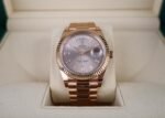 Rolex Day-Date 40 Rose Gold Sundust Diamond Dial & Fluted Bezel President Bracelet 228235 - - Image 2