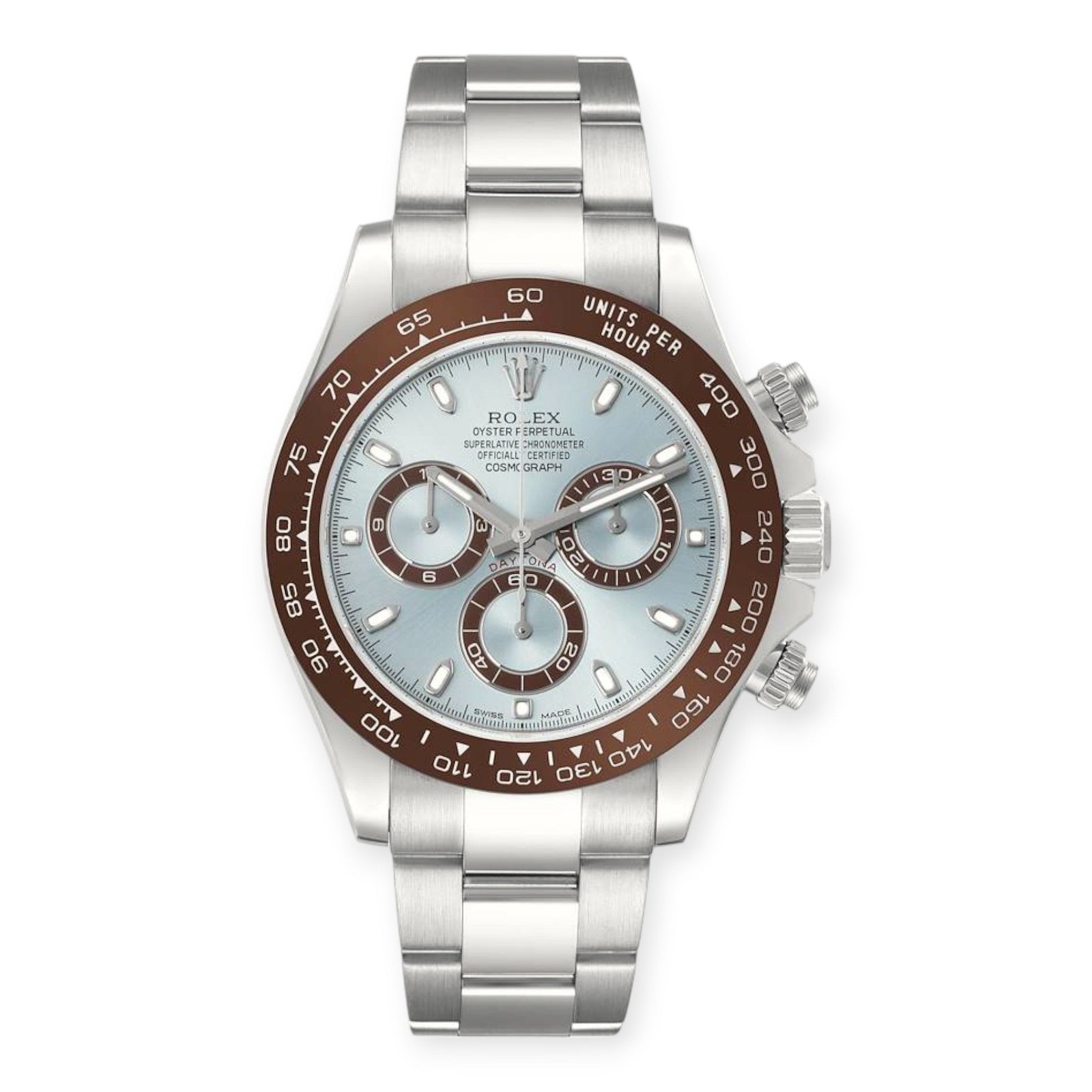 116506bl-1-Photoroom.jpg Rolex Daytona 116506 Ice Blue Dial Platinum Chronograph Watch - Image 1
