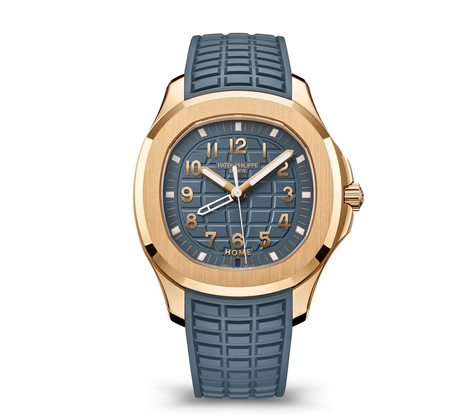 14800.jpg 39mm Travel Time 18k Rose Gold Blue-Grey Dial Quartz - Image 1