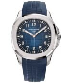 42mm Jumbo 18k White Gold Sunburst Blue Dial