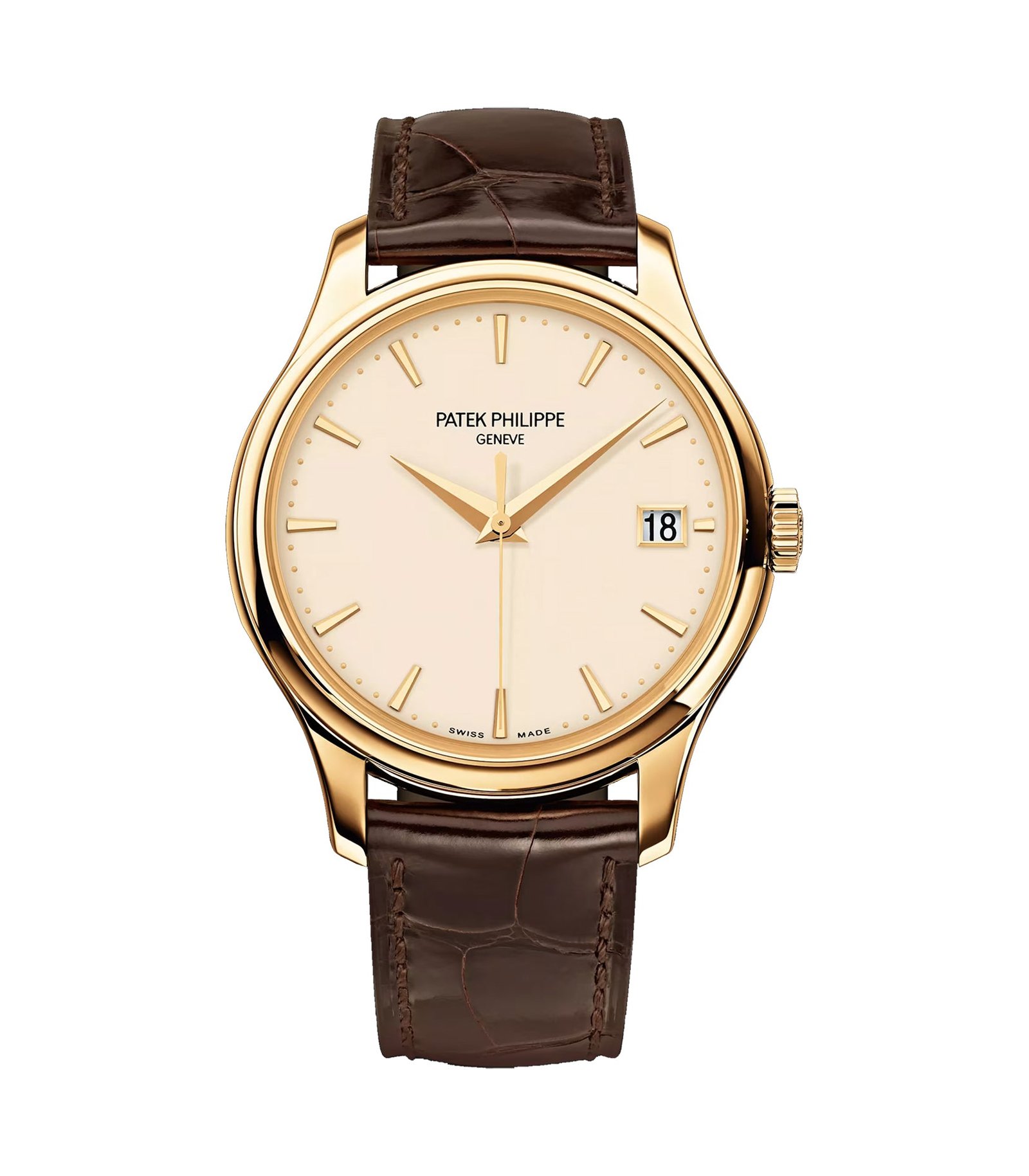 5227j-1.jpg 39mm 18k Yellow Gold Ivory Dial On Strap - 图片 1
