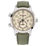 42mm Pilot Travel Time 18k White Gold Ivory Dial