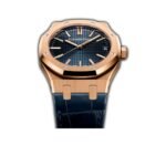 41mm 18k Rose Gold Blue Dial On Leather - Image 2