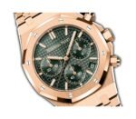 41mm Chronograph 18k Rose Gold Green Dial On Bracelet - Image 2