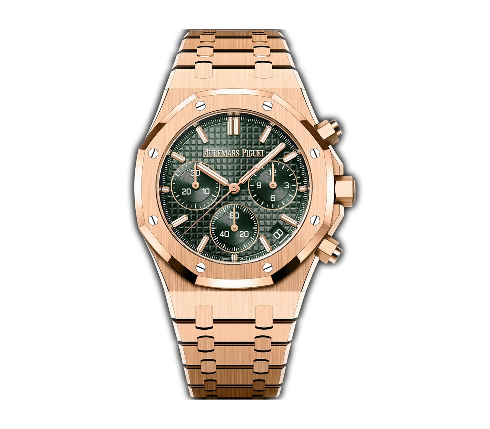 AP-26240OR.OO_.1320OR.08.jpg 41mm Chronograph 18k Rose Gold Green Dial On Bracelet - Image 1