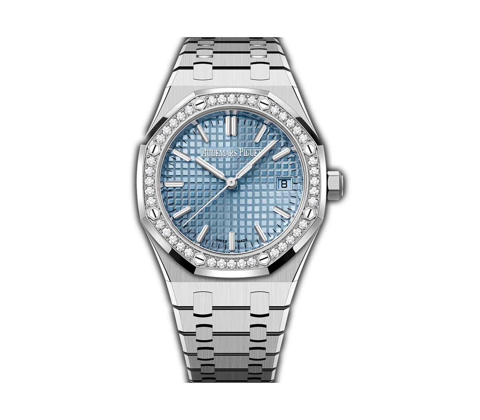 AP-77451ST.ZZ_.1361ST.03.jpg 34mm Stainless Steel Diamond Bezel Light Ice Blue Dial Automatic - Image 1
