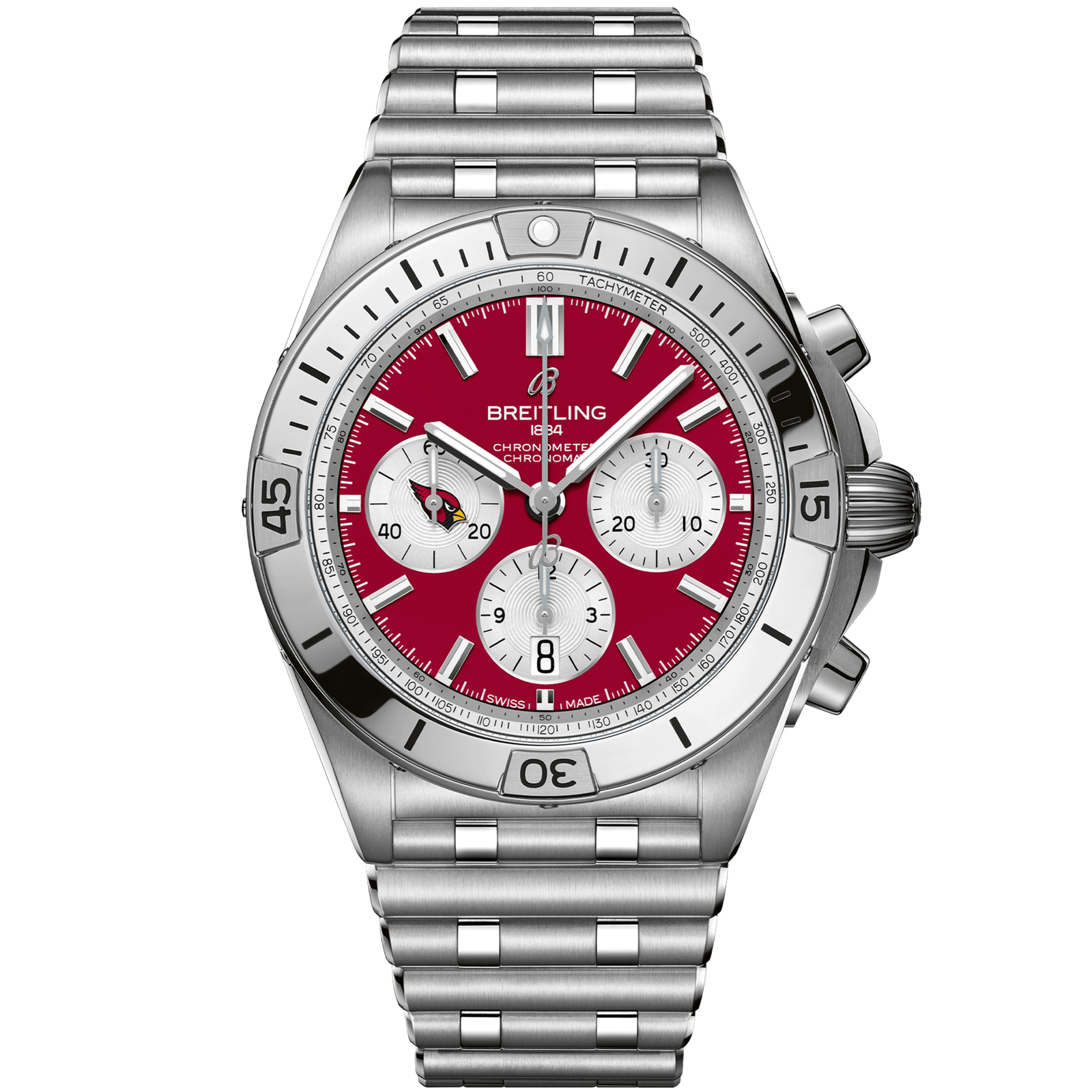 Chronomat_B0142_AB01342B1K6A1_STEEL_ARIZONA_CARDINALS_DIGITAL-scaled-1.png Chronomat B01 42 NFL Arizona Cardinals Edition AB01342B1K6A1 - Image 1