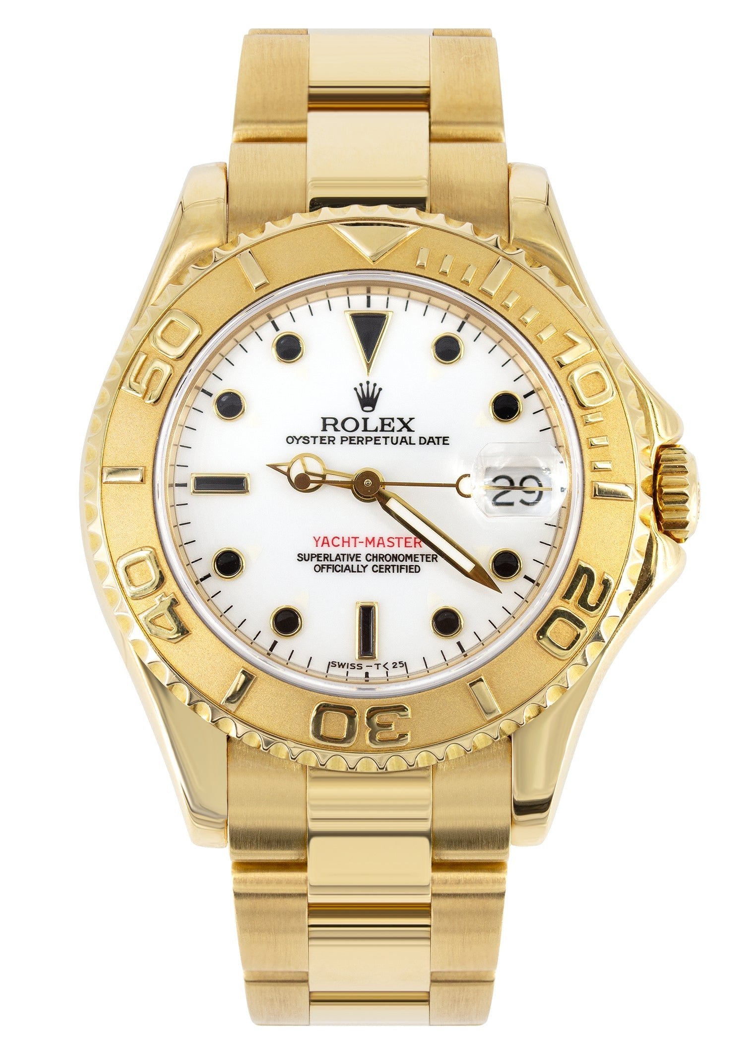 IMG-1836.jpg Rolex Yacht-Master 16628 – 40mm 18k Yellow Gold Luxury Sports Watch - 图片 1