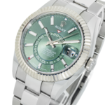 Rolex Sky-Dweller 336934 – 42mm Stainless Steel & White Gold Green Dial Oyster Bracelet - Image 2