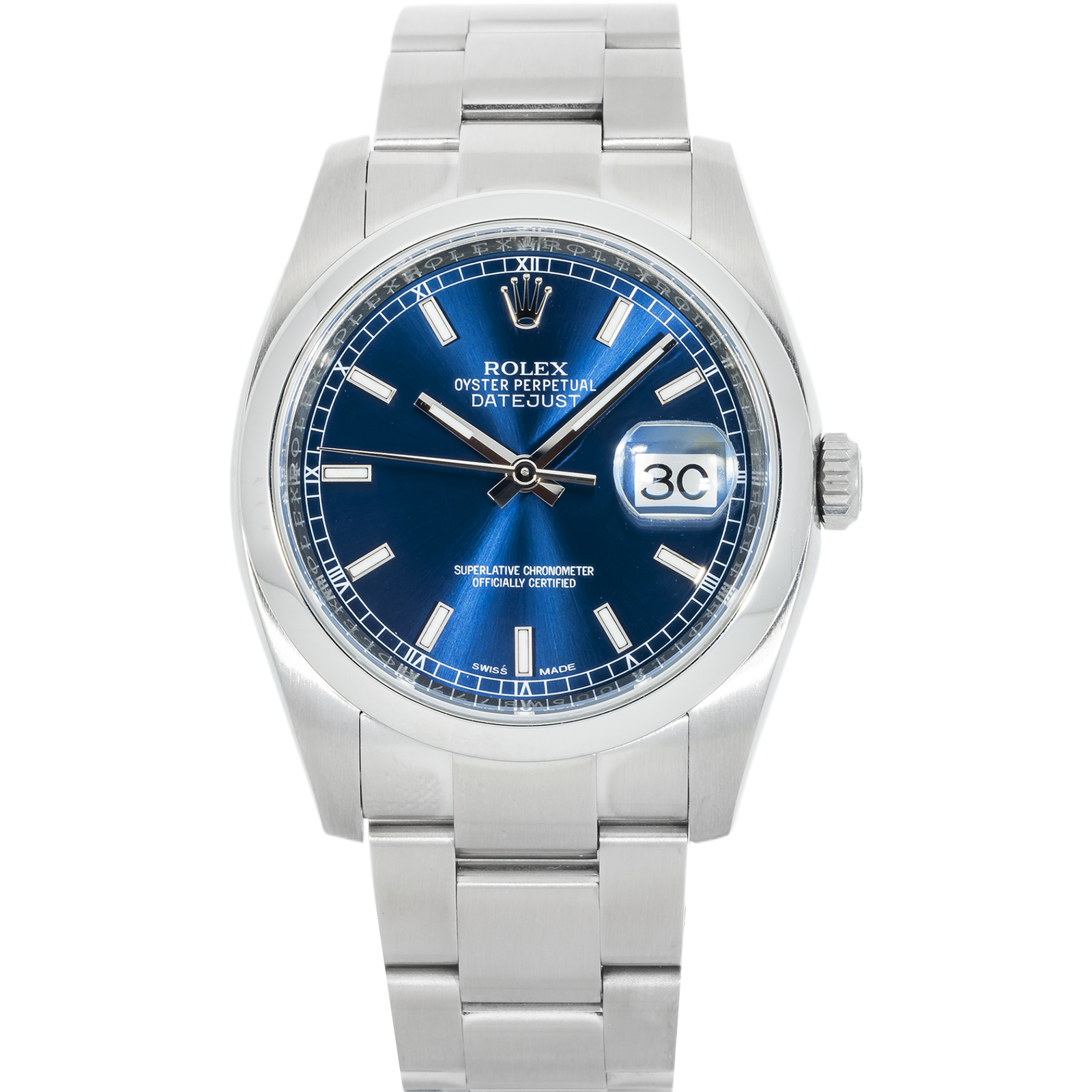 IMG_0287.png Rolex Datejust 116200 – 36mm Stainless Steel Blue Dial - Image 1