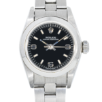 Rolex Oyster Perpetual Date Ref. 67180 – Black Arabic Numeral Dial – Steel - Image 2