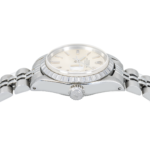 Rolex Oyster Perpetual Date 76094 Silver Dial 26 mm Ladies Watch - Image 3