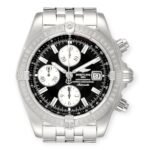 Breitling Chronomat Evolution A13356 Steel Black Dial Steel Mens Watch - Image 2