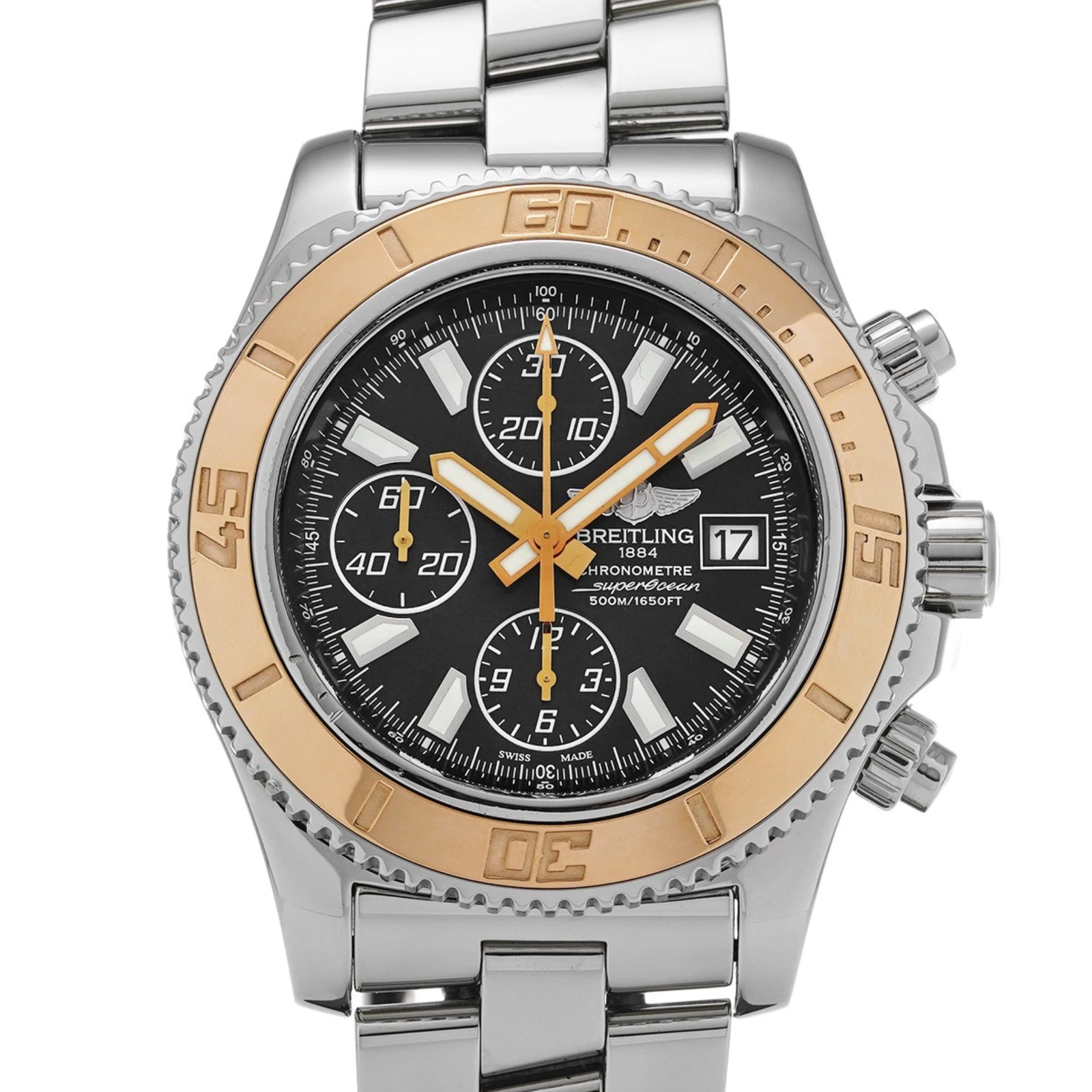 Pre-Owned-Breitling-Superocean-Chronograph-Ref_-C109B84PRS-Watch-No_-677189-JD-Watches-NY.png Breitling Superocean Chronograph – Ref. C109B84PRS | Watch No. 677189 - Image 1