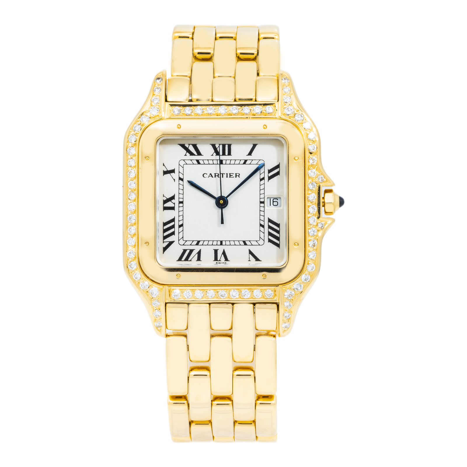 Pre-Owned-Cartier-18K-Yellow-Gold-Panthere-De-Cartier-883969-Large-Diamond-Watch-JD-Watches-NY.png Cartier 18K Yellow Gold Panthere De Cartier 883969 Large Diamond Watch - 图片 1