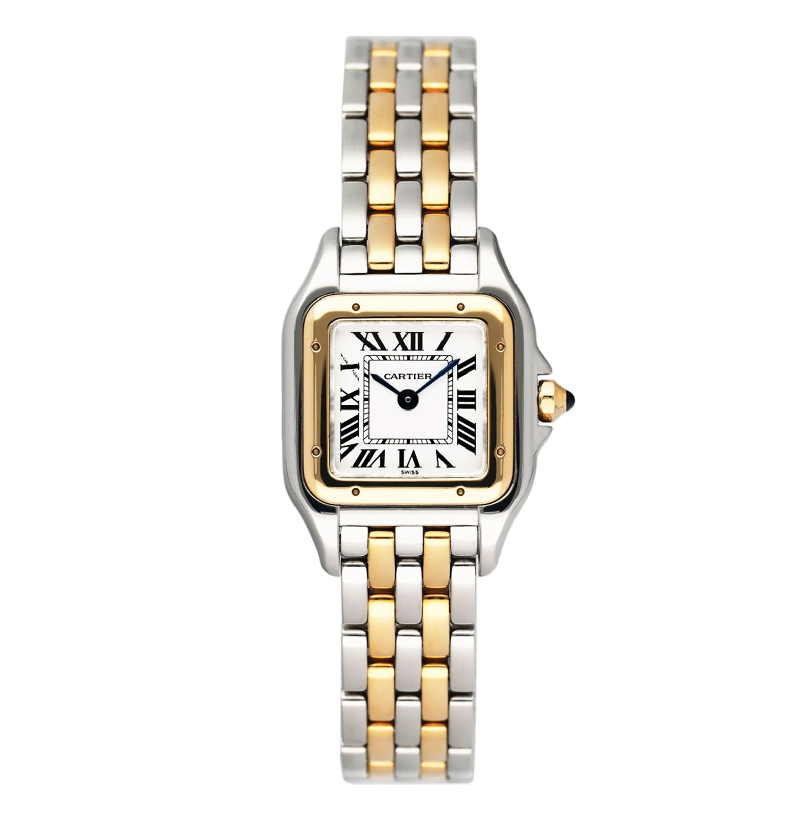 Pre-Owned-Cartier-Panthere-6692-18k-Yellow-Gold-and-Stainless-Steel-Case-with-Silver-Dial-Two-Row-Bracelet-JD-Watches-NY.png Cartier Panthère W2PN0006, 18k Yellow Gold and Stainless Steel Case with Silver Dial, Two-Row Bracelet - 图片 1