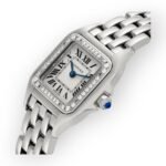 Cartier Panthere Small Steel Diamond Bezel Ladies Watch W4PN0007 - Image 2