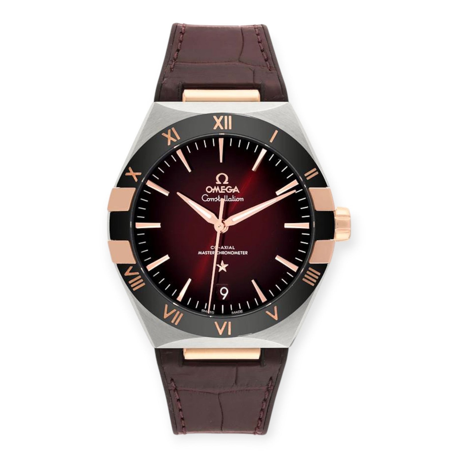 Pre-Owned-Omega-Constellation-41mm-131_23_41_21_11_001-Steel-Rose-Gold-Mens-Watch-2025-JD-Watches-NY.jpg Omega Constellation 41mm 131.23.41.21.11.001 Steel Rose Gold Mens Watch 2025 - Image 1