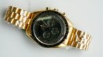 Omega Speedmaster Moonwatch Professional - 42mm Green Dial in 18K Moonshine™ Gold - Image 5