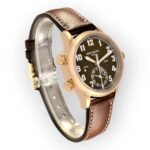 Patek Philippe Calatrava 7234 Rose Gold Pilot Travel Time Mens Watch - 图片 6
