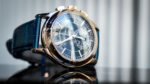 Patek Philippe Complications 5905R-010 – Rose Gold with Blue Sunray Dial & Alligator Strap - Image 3