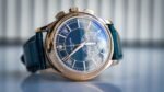 Patek Philippe Complications 5905R-010 – Rose Gold with Blue Sunray Dial & Alligator Strap - Image 9
