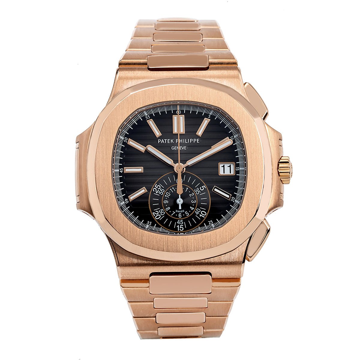 Pre-Owned-Patek-Philippe-Nautilus-59801R-001-Chronograph-Date-Rose-Gold-Watch-JD-Watches-NY.jpg Patek Philippe Nautilus 5980/1R-001 Chronograph Date Rose Gold Watch (2022-2024) - Image 1