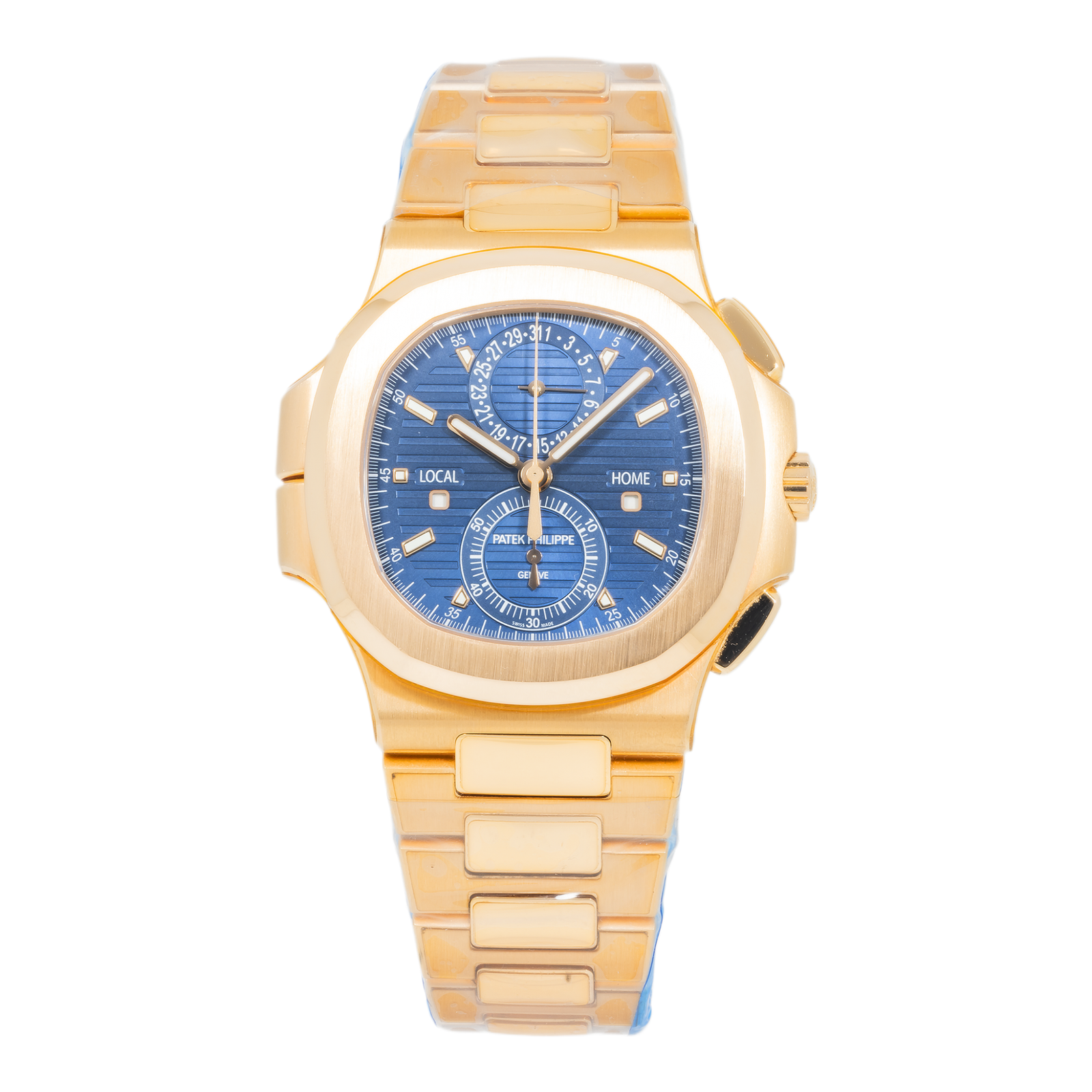 Pre-Owned-Patek-Philippe-Nautilus-59901R-001-Travel-Time-Flyback-Chronograph-Rose-Gold-Blue-Dial-JD-Watches-NY.png Patek Philippe Nautilus 5990/1R-001 Travel Time Flyback Chronograph Rose Gold Blue Dial - Image 1