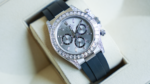 Rolex Cosmograph Daytona – 18k White Gold with Diamond Bezel Ref. 126539TBR-0002 - Image 5