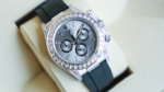 Rolex Cosmograph Daytona – 18k White Gold with Diamond Bezel Ref. 126539TBR-0002 - Image 7