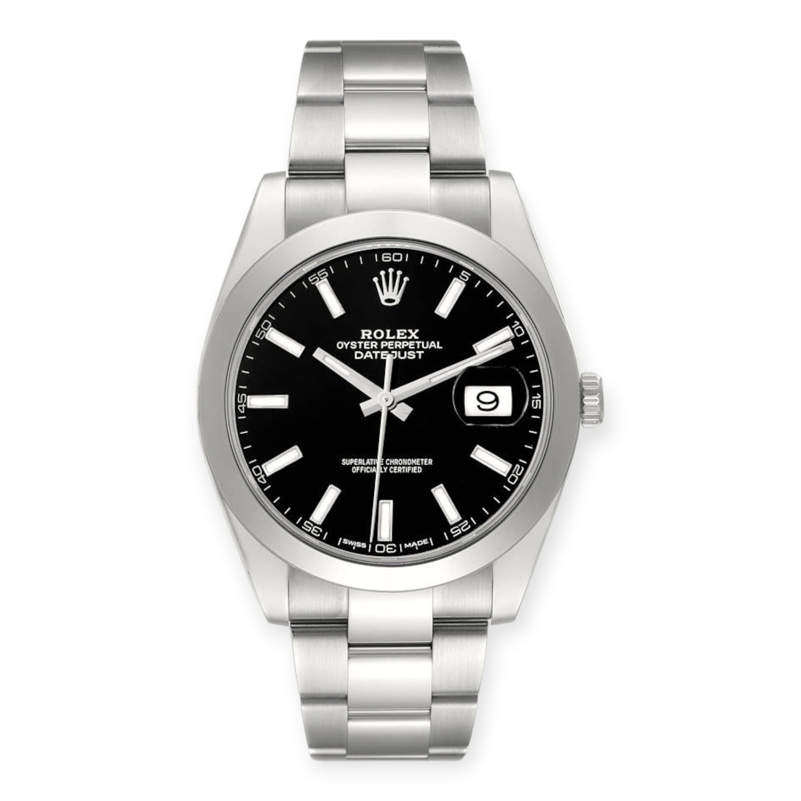 Pre-Owned-Rolex-Datejust-126300-41MM-Black-Dial-With-Stainless-Steel-Oyster-Bracelet-JD-Watches-NY.jpg Rolex Datejust 126300 41MM Black Dial With Stainless Steel Oyster Bracelet - Image 1