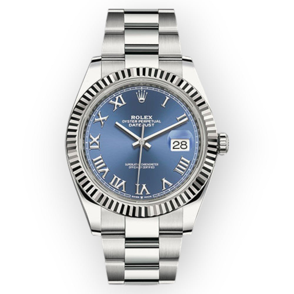 Pre-Owned-Rolex-Datejust-126334-41mm-Blue-Roman-Numerals-Dial-JD-Watches-NY.jpg Rolex Datejust 126334 41mm Blue Roman Numerals Dial - Image 1