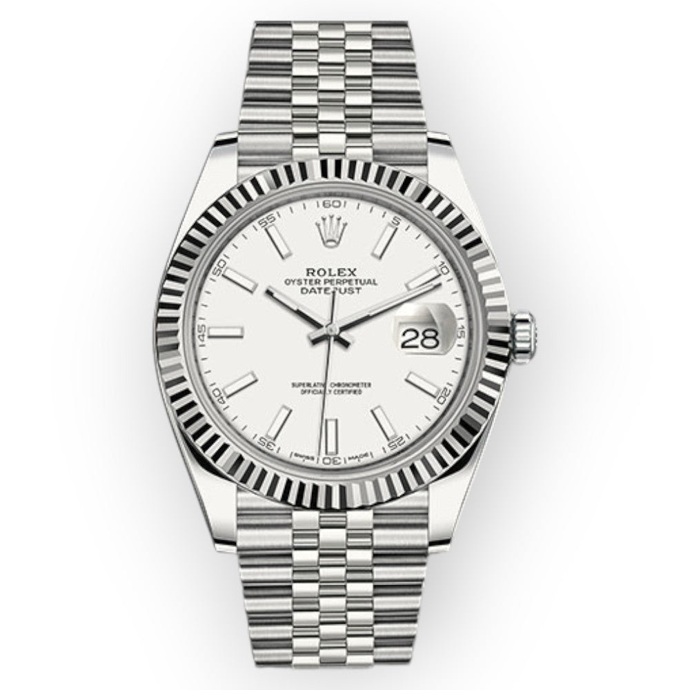 Pre-Owned-Rolex-Datejust-126334-41mm-White-Index-Dial-With-Jubilee-JD-Watches-NY.jpg Rolex Datejust 126334 41mm White Index Dial With Jubilee - Image 1