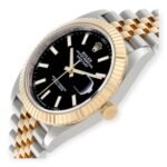 Rolex Datejust 41 Ref 126333 Steel Yellow Gold Black Dial Mens Watch - Image 3