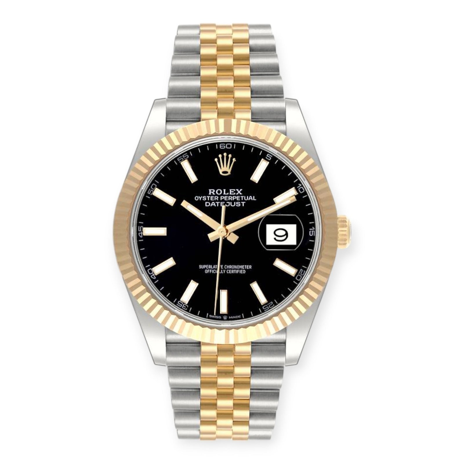 Pre-Owned-Rolex-Datejust-41-Ref-126333-Steel-Yellow-Gold-Black-Dial-Mens-Watch-JD-Watches-NY.jpg Rolex Datejust 41 Ref 126333 Steel Yellow Gold Black Dial Mens Watch - Image 1