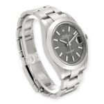 Rolex Datejust 41 Slate Dial 126300 Smooth Bezel Steel Mens Watch - Image 5