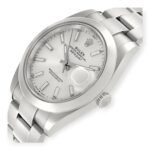 Rolex Datejust 41 Sliver Dial 126300 Smooth Bezel Steel Mens Watch - Image 2