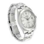 Rolex Datejust 41 Sliver Dial 126300 Smooth Bezel Steel Mens Watch - Image 3