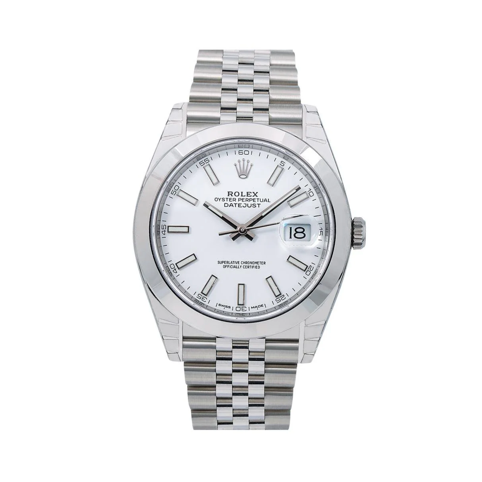 Pre-Owned-Rolex-Datejust-41-Stainless-Steel-with-White-Stick-Dial-and-Jubilee-Bracelet-Ref_-126300-JD-Watches-NY.png Rolex Datejust 41 – Stainless Steel with White Stick Dial and Jubilee Bracelet Ref. 126300 - Image 1