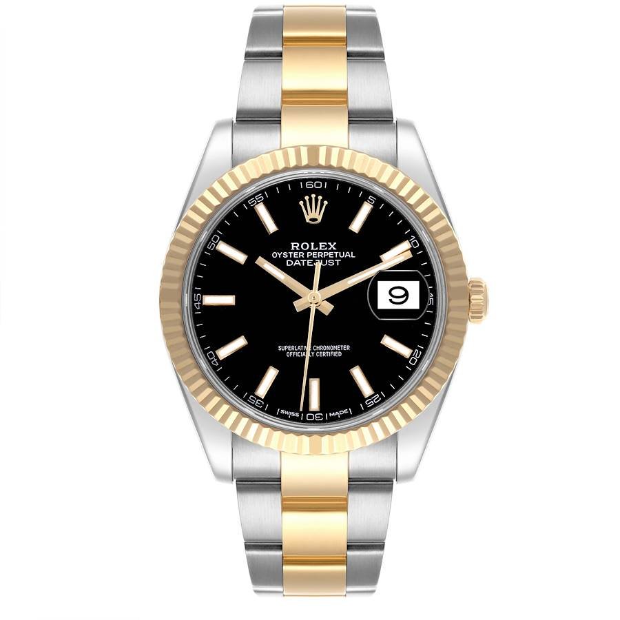 Pre-Owned-Rolex-Datejust-41-Steel-Yellow-Gold-126333-Black-Dial-Mens-Watch-JD-Watches-NY.jpg Rolex Datejust 41 Steel Yellow Gold 126333 Black Dial Mens Watch - Image 1