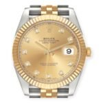 Rolex Datejust 41 Steel Yellow Gold 126333 Diamond Dial Mens Watch - Image 2
