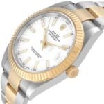 Rolex Datejust 41 Steel Yellow Gold 126333 White Dial Mens Watch - Image 3
