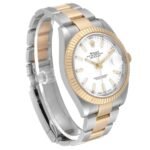 Rolex Datejust 41 Steel Yellow Gold 126333 White Dial Mens Watch - Image 5