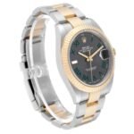 Rolex Datejust 41 Steel Yellow Gold 126333 Wimbledon Dial Mens Watch - Image 5