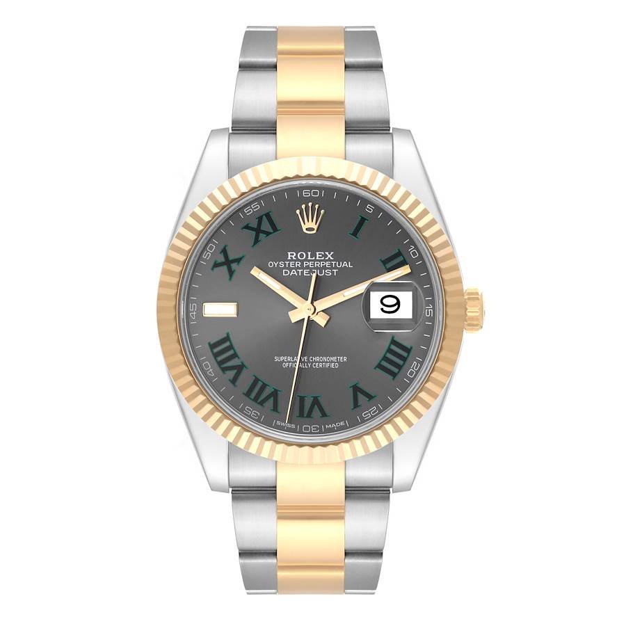 Pre-Owned-Rolex-Datejust-41-Steel-Yellow-Gold-126333-Wimbledon-Dial-Mens-Watch-JD-Watches-NY.jpg Rolex Datejust 41 Steel Yellow Gold 126333 Wimbledon Dial Mens Watch - Image 1