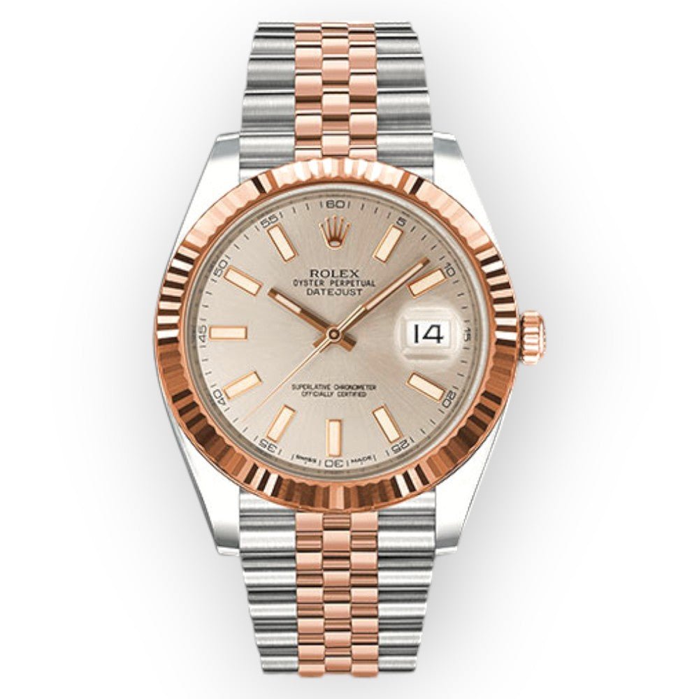 Pre-Owned-Rolex-Datejust-II-126331-41mm-Sundust-Index-Dial-Two-Tone-Jubilee-JD-Watches-NY.jpg Rolex Datejust II 126331 41mm Sundust Index Dial Two Tone Jubilee - Image 1