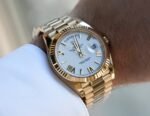 Rolex Day Date 40 President White Roman Dial - Image 3