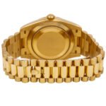 Rolex Day Date 40 Yellow Gold President Silver Roman Dial 218238 - Image 5