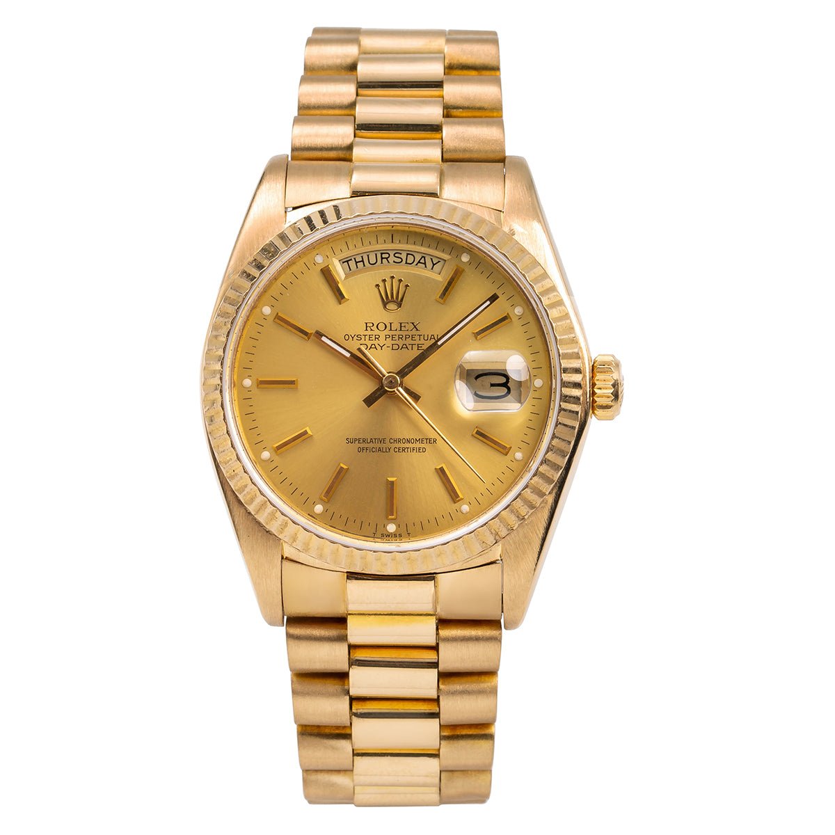 Pre-Owned-Rolex-Day-Date-Presidential-18038-36mm-Champagne-Dial-JD-Watches-NY.jpg Rolex Day-Date Presidential 18038 36mm Champagne Dial - Image 1