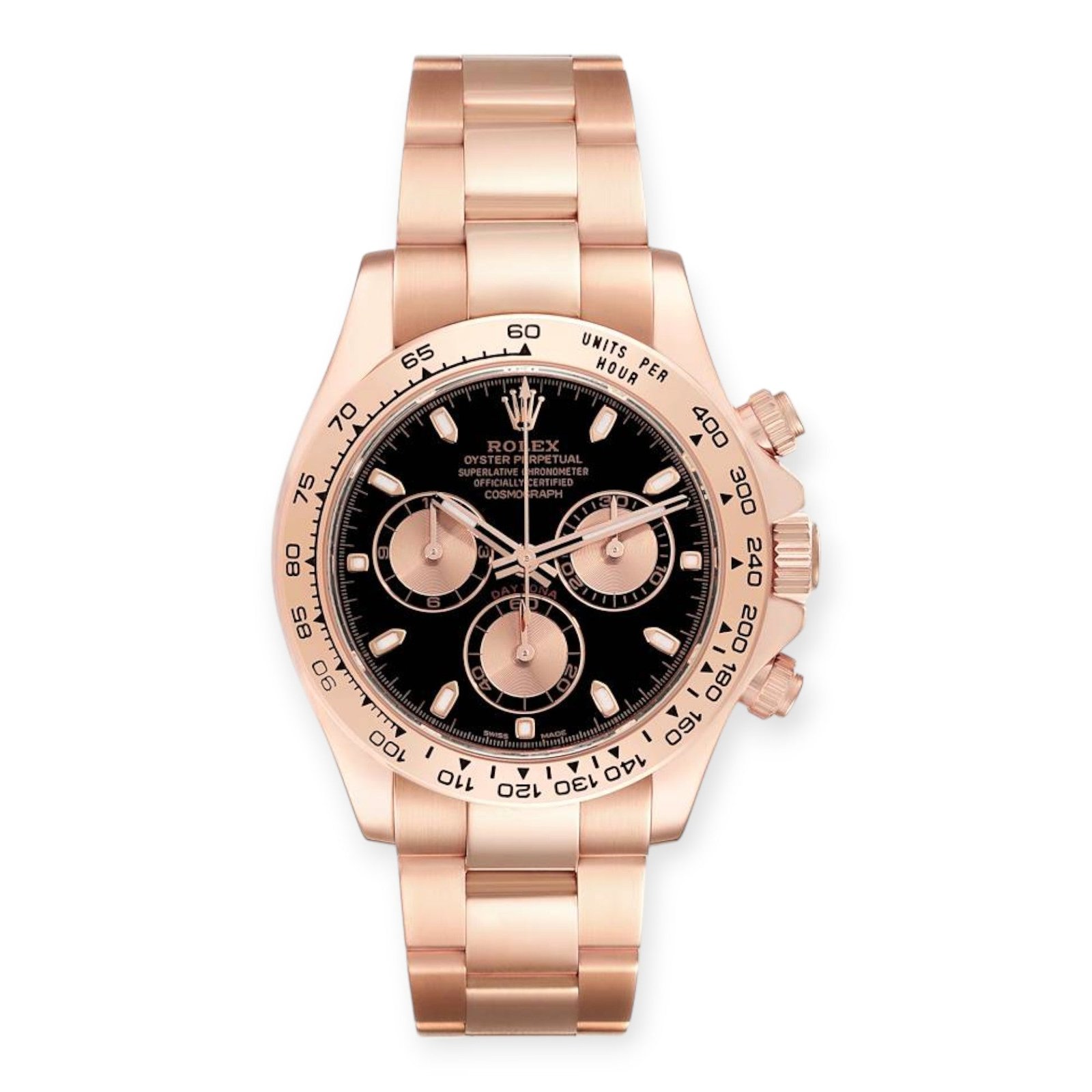 Pre-Owned-Rolex-Daytona-116505-Black-Dial-Rose-Gold-Mens-Watch-JD-Watches-NY.jpg Rolex Daytona 116505 Black Dial Rose Gold Mens Watch - Image 1